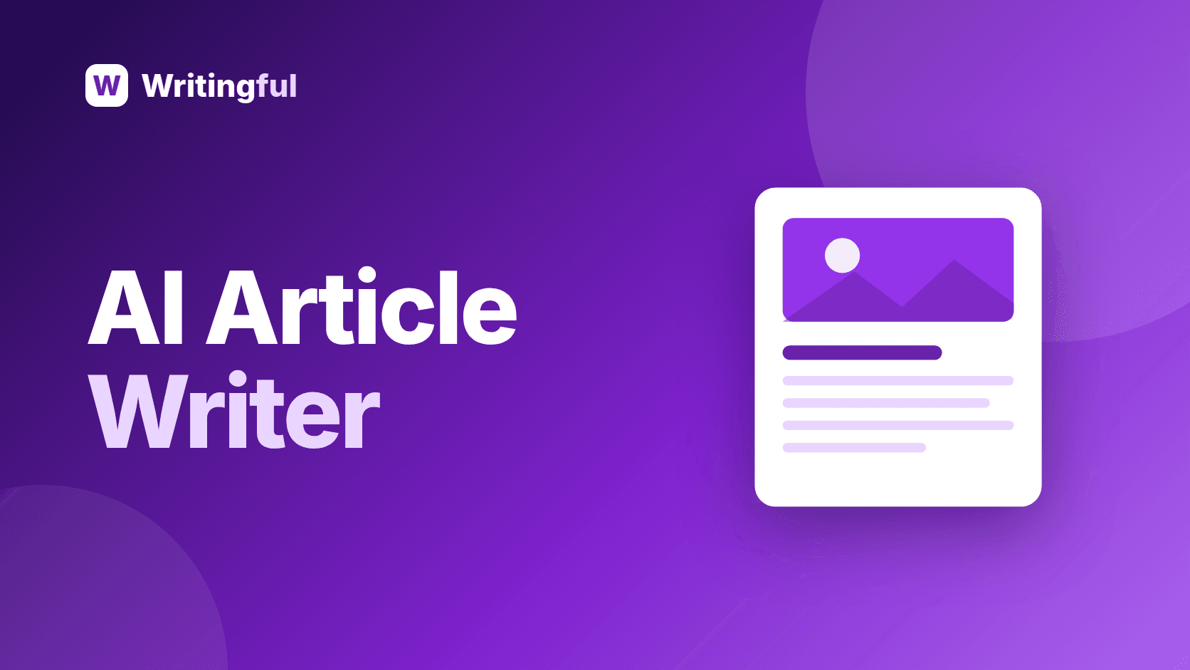 Free AI Article Writer